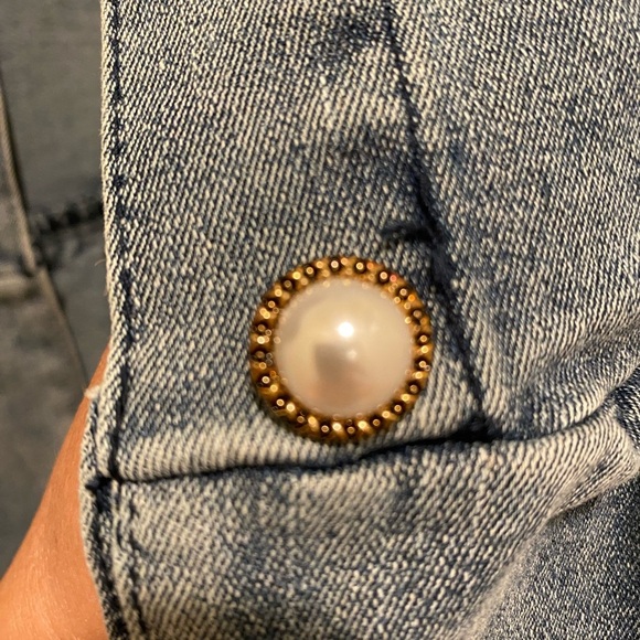 💁‍♀️🙋‍♀️Blue Blazer with Peplum Hem and Cropped Fit - Picture 4 of 4